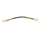 2 Piece 4 Pin 18 AWG Fan Extension Cable for Computer Power Supply