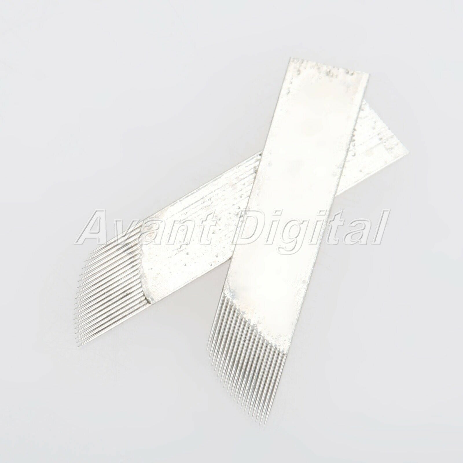 10 Needles Blades Lead-free Permanent Makeup Manual Eyebrow Tattoo Bevel