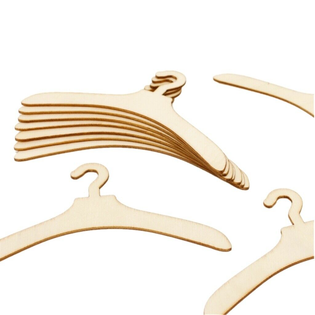 20 Pieces Plywood Wooden Clothes Hangers for  House Furniture