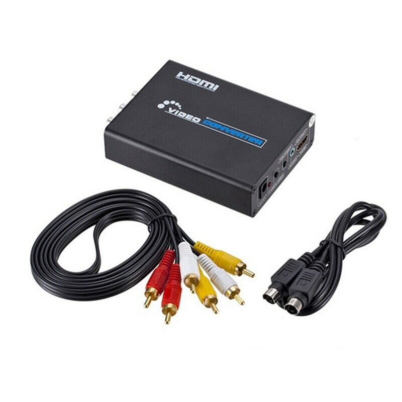 Av/S-Video to mi AV+S-VIDEO to MI AV Converter S-VIDEO to MI-US PLUG C3W1
