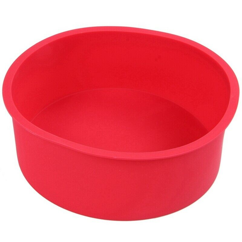 6 Inch Cake Mold Silicone Round Mousse Bread Muffin Pan Bakeware Mould Baking J6