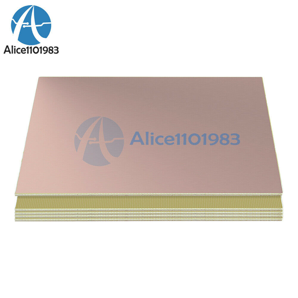 10PCS 10*15cm 10x15cm Single PCB Copper Clad Laminate Board FR4
