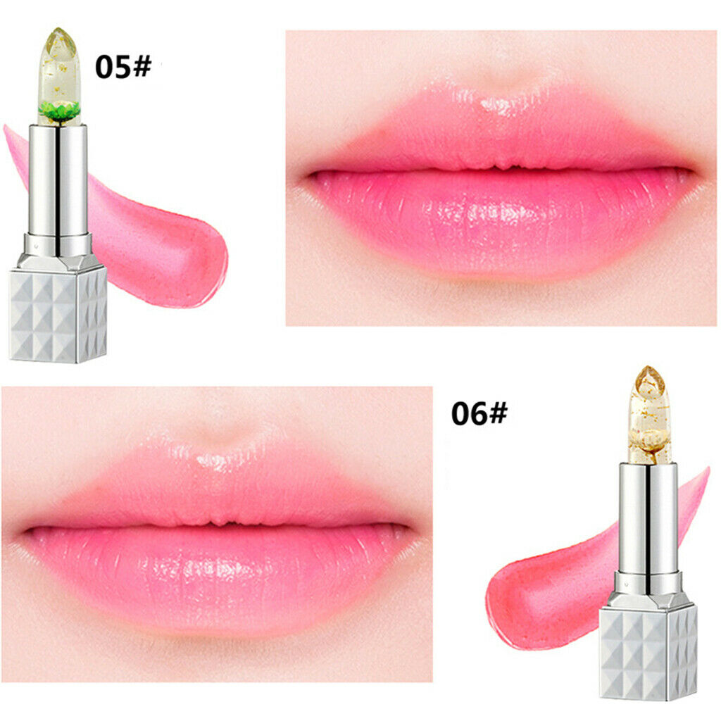 Flower Lipstick Jelly Clear Magic Changing Lip Temperature Change  Lemon