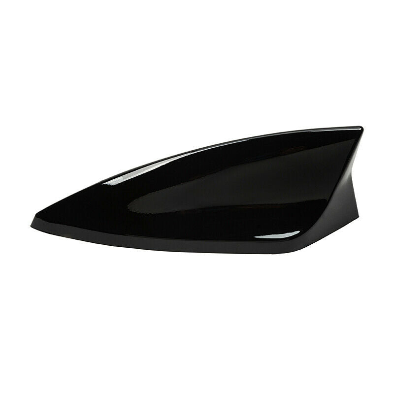 1x Black Car Roof Shark Fin Style Antenna AM/FM Radio Signal Aerial Decor Cover