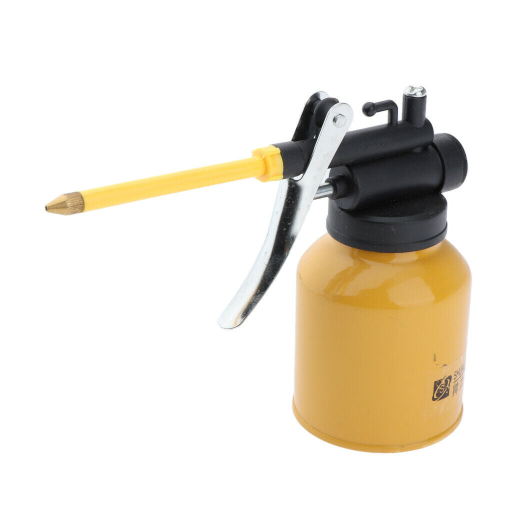250mL Car Auto High Pressure Pump Oil Pot Can Spray Gun Hose for Lubricants