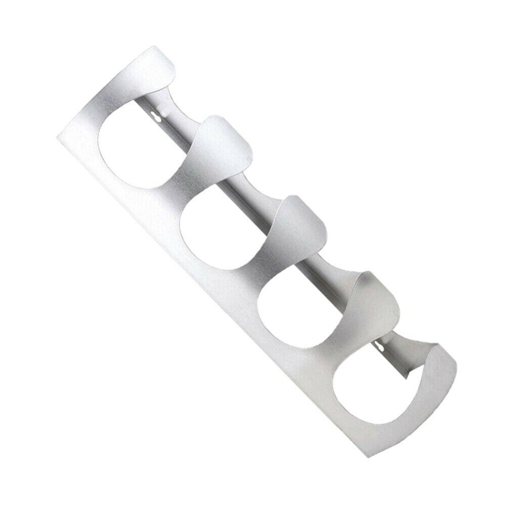 Stainless Steel Wine Holders Bottle Holder Wine Dispaly Rack 4-Bottle Holder