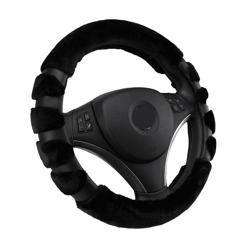 Universal Car Interior Steering Wheel Cover 38CM 15'' Warm & Soft Accessories