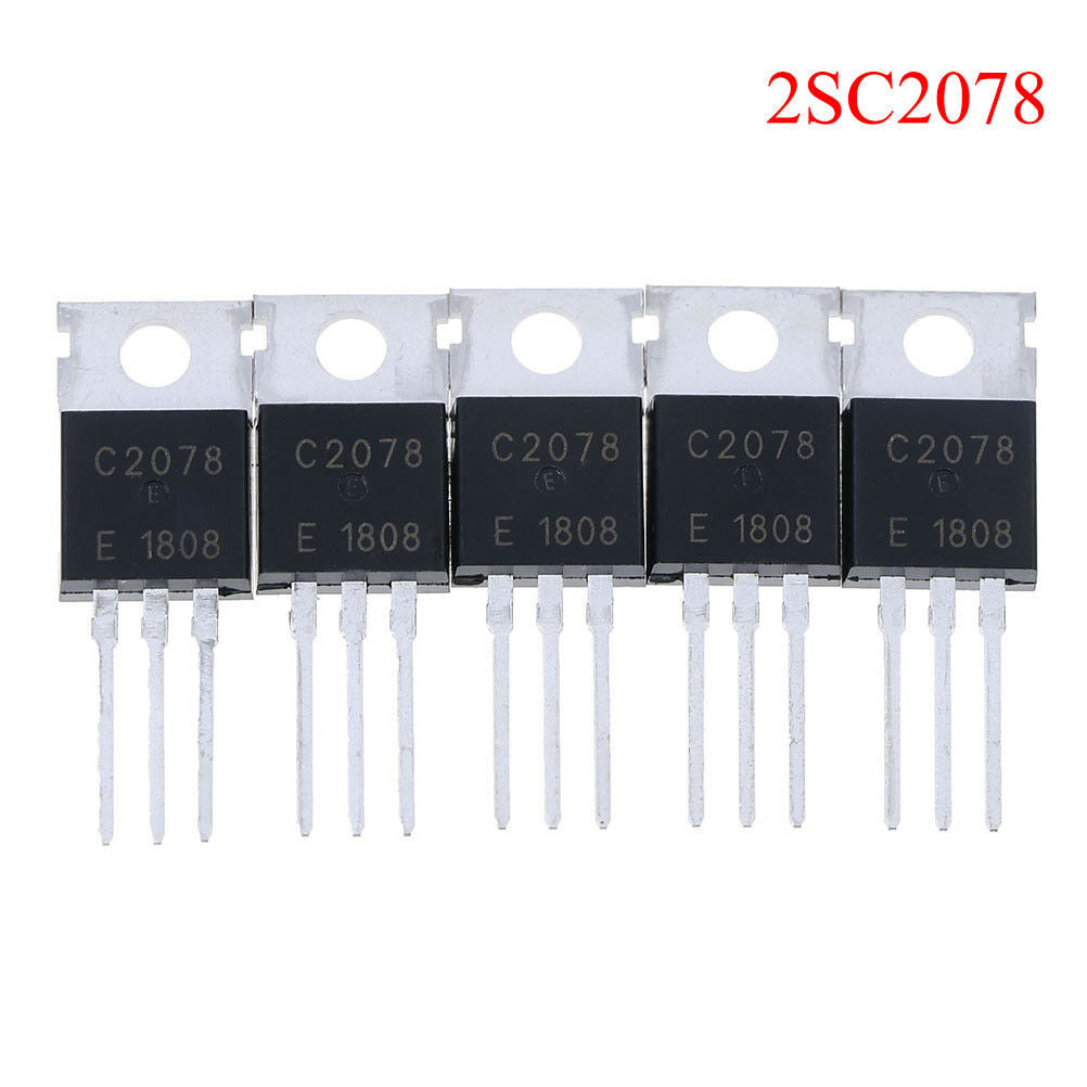 5Pcs RF/VHF/UHF transistor TO-220 2SC2078 C2078 L WF