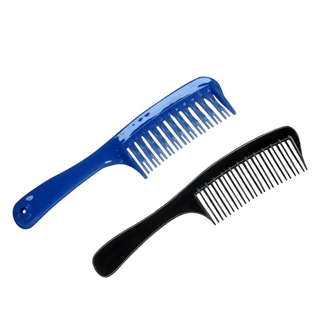 2Pcs/Pack Wide Tooth Combs Detangling Hair Brush, Paddle Hair Comb, Care