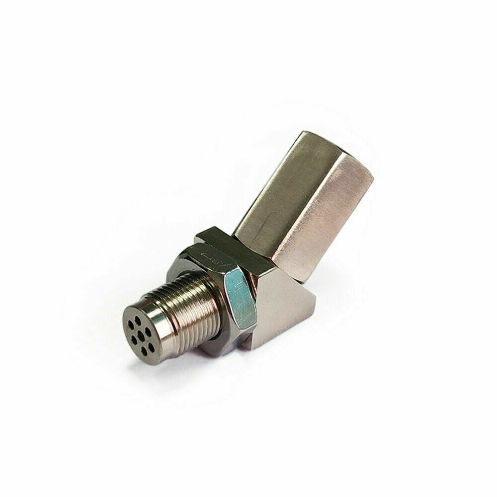 45 Degree 02 Bung Catalytic Converter O2 Oxygen Sensor Angled Extender Spacer