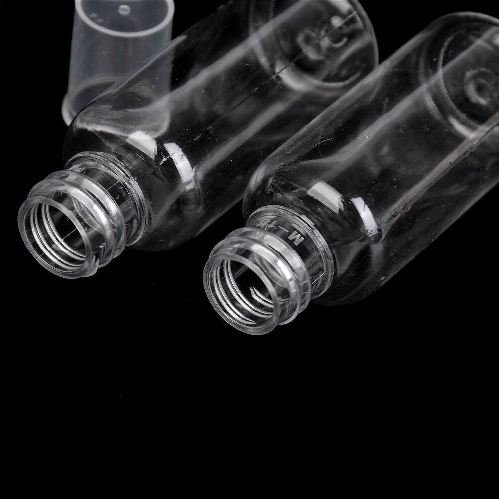 30ml 5Pcs Clear Transparent Plastic Perfume Atomizer Empty Small Spray Bott FG