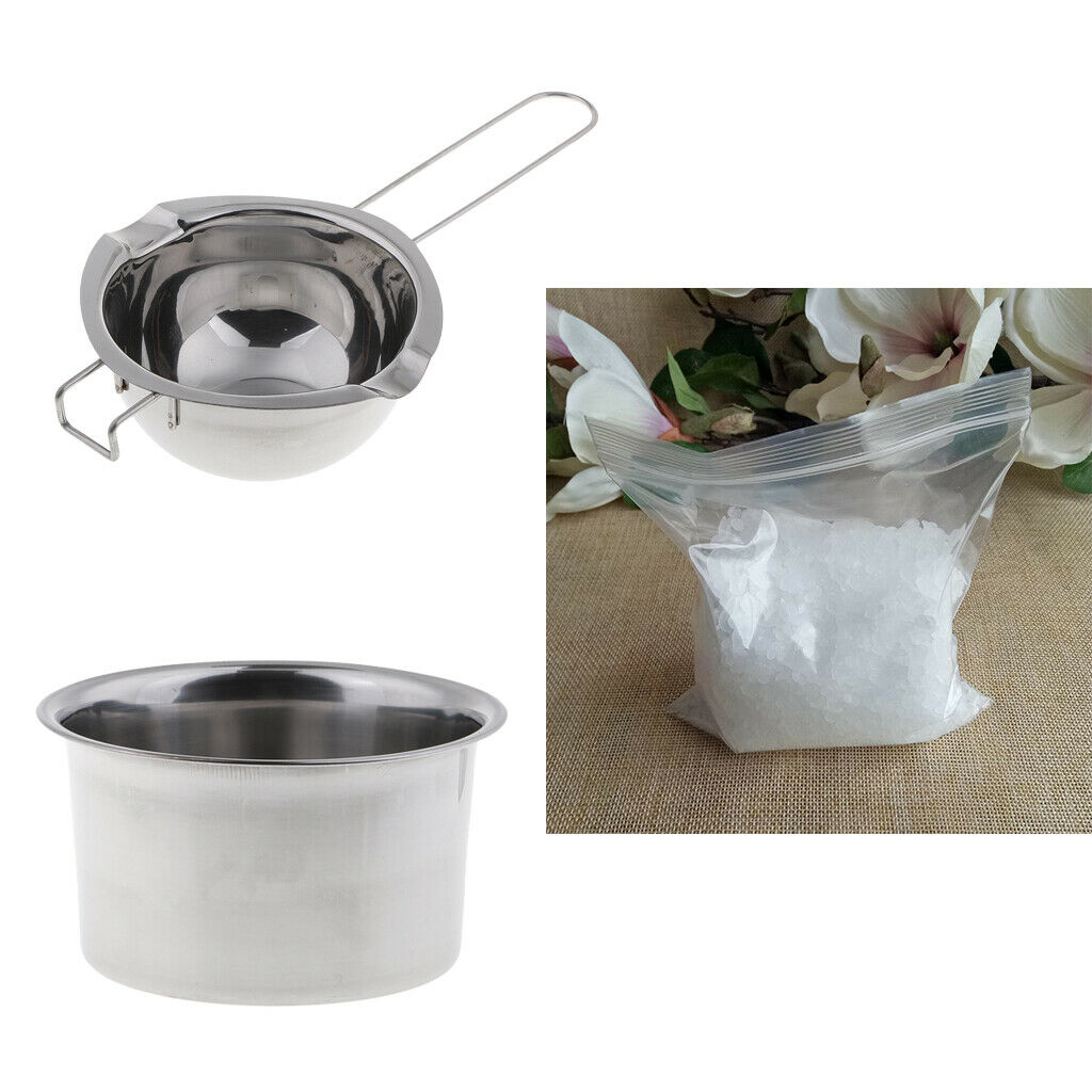 3x Candle Wax Melting Pot Handmade 200g Paraffin Wax for DIY Soap Making Tools