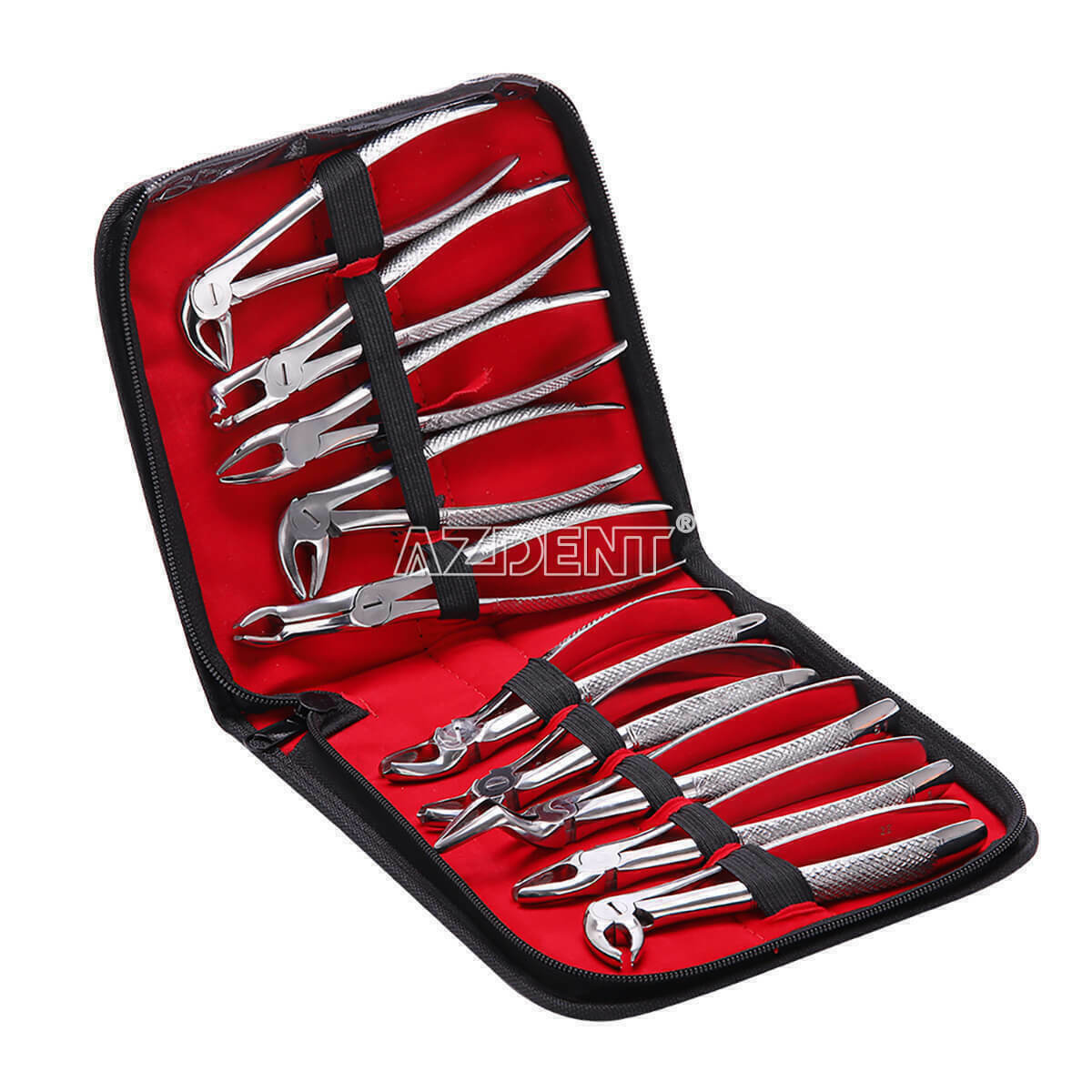 Dental Tooth Forceps Extraction Surgical Root Loosening Upper Lower Molar Kit