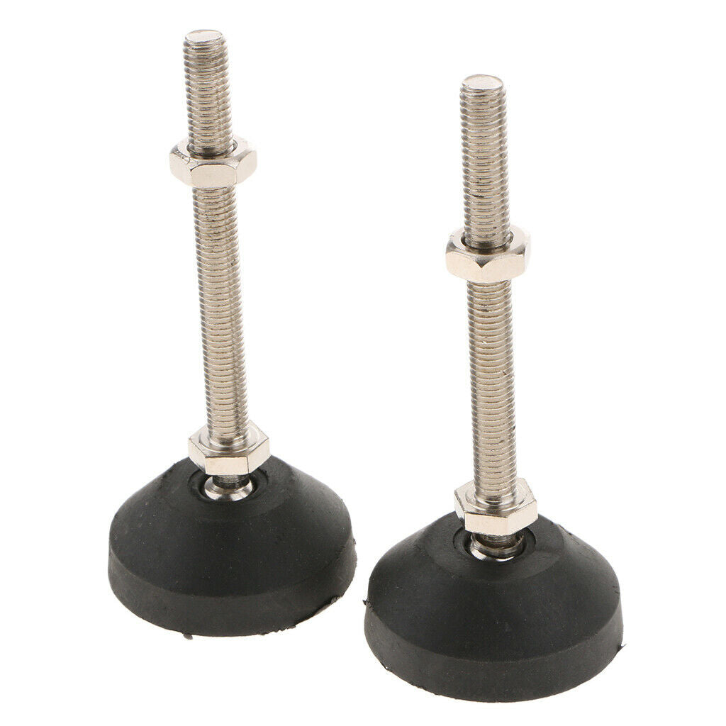 8pcs M10x100mm Furniture Leg Levelers Leveling Feet Height Adjustable, 60mm Base
