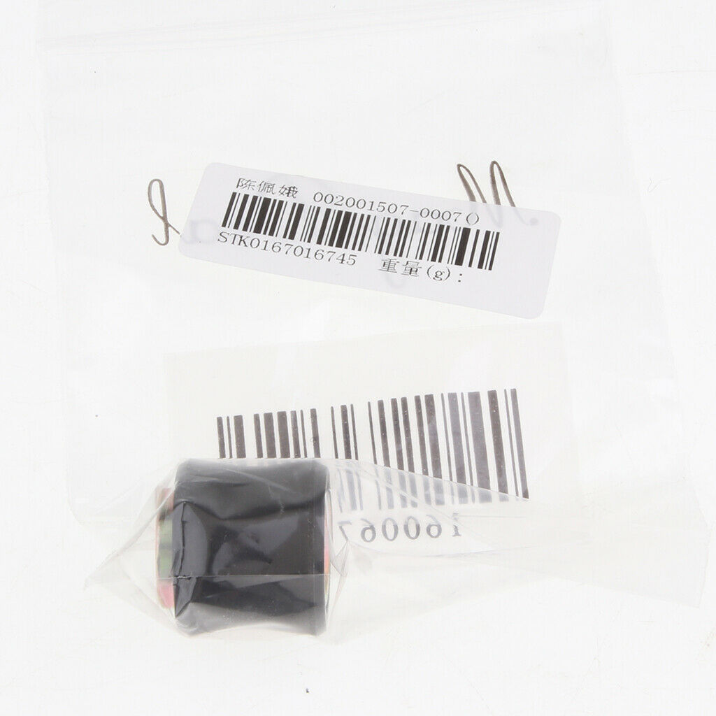 2x Black Motorcycle Shock Absorber Bushing Made Of Rubber And Metal, Replacement