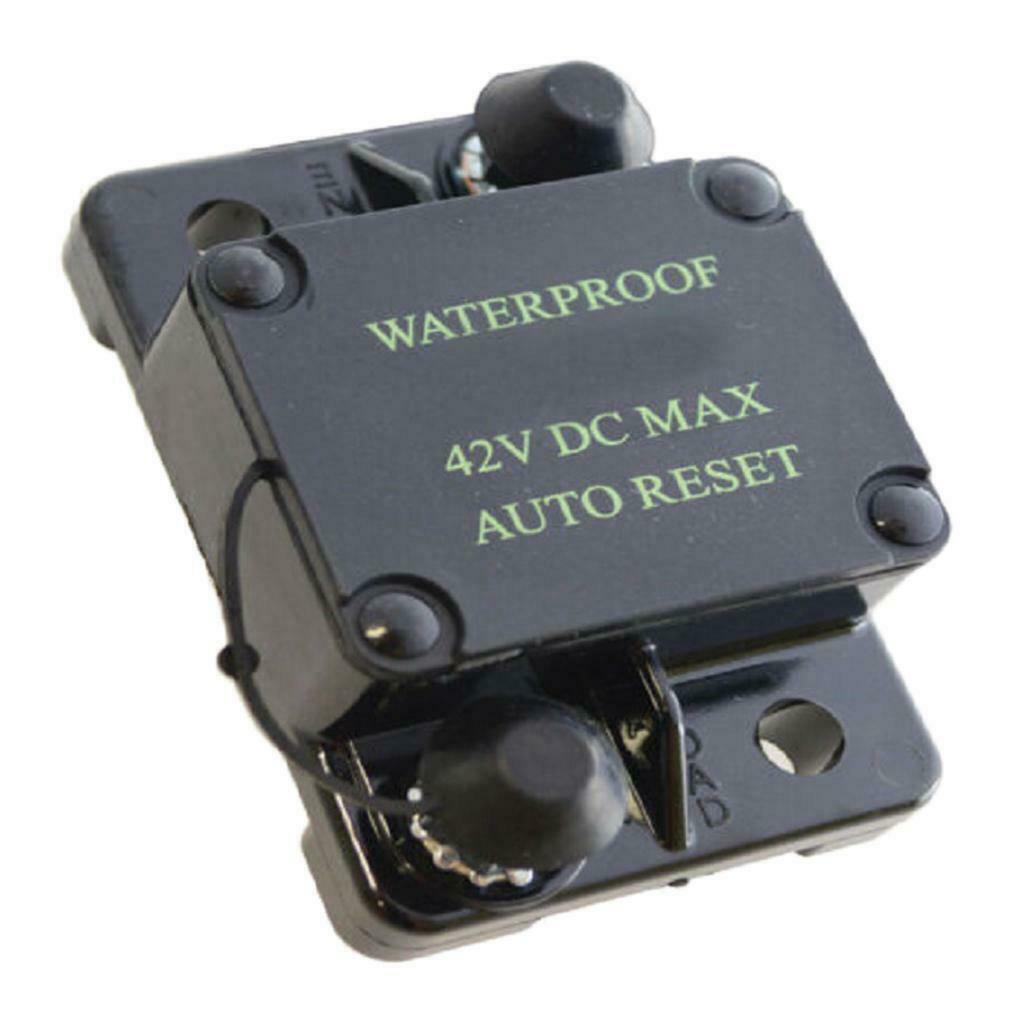 1x Boat Circuit Breaker Waterproof Electric Auto Reset 30A-300A DC 42V