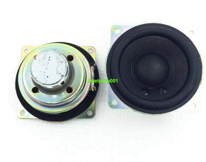 2pcs 2"inch 53mm 6ohm 6Ω 15W full-range speakers Loudspeaker Rubber edge