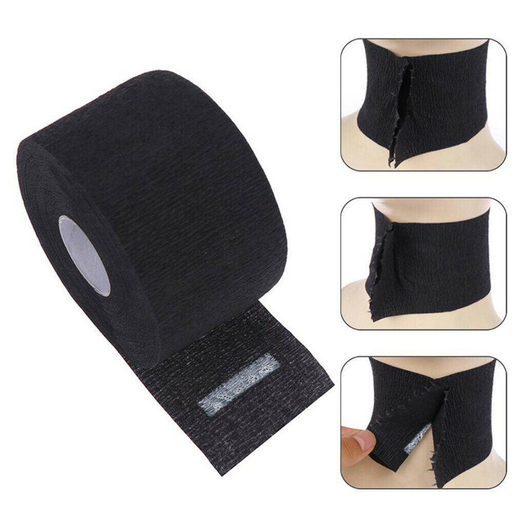 2x Neck Ruffle Roll Paper Pro Neck Covering Haircut Collar Hair Salon Accs