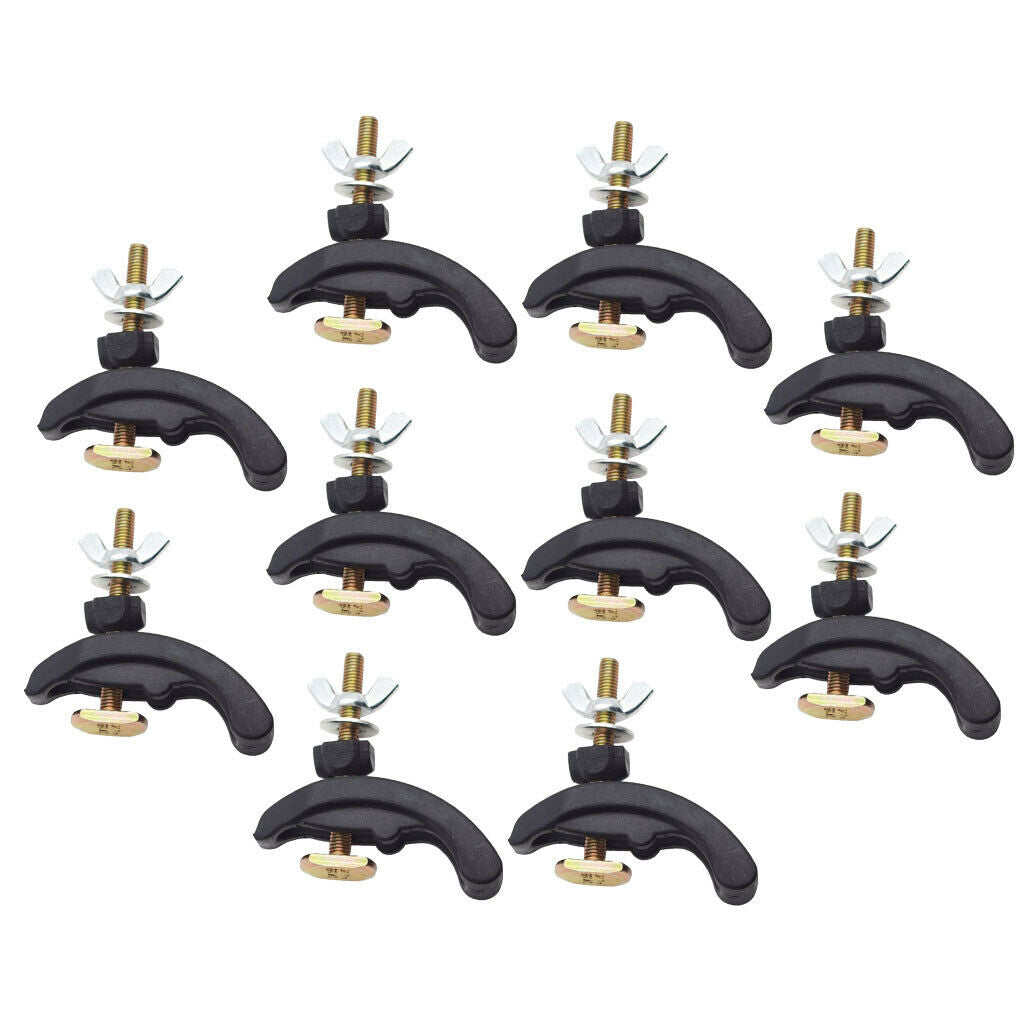 10Pcs Milling Press Plate Clamp Platen Router for T-slot Working Table 8cm
