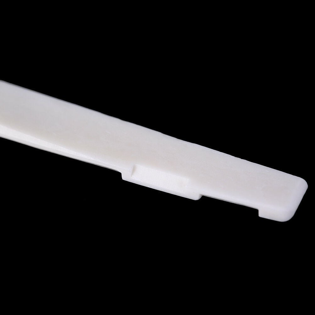 1pc 72MM* 3MM * 9MM Bone Bridge Saddle For Folk Acoustic Guitar accessor .l8