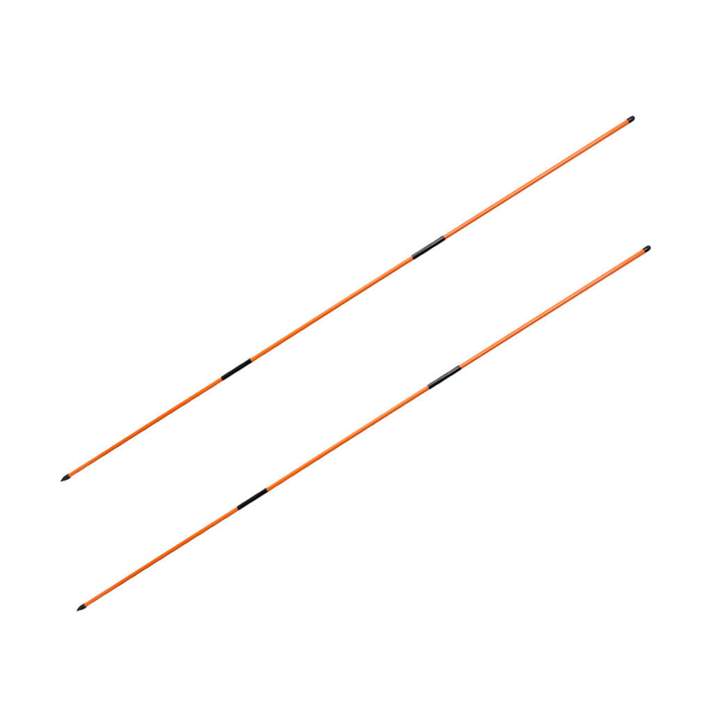2x Portable Fiberglass Golf Alignment Stick Putt Rod Aiming Golf Accessory