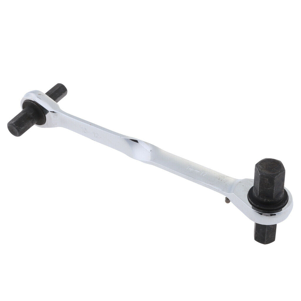 Metric S10xS12-S14xS17 4-in-1 Ratchet Hex Wrench Ratchet Wrenches Double End
