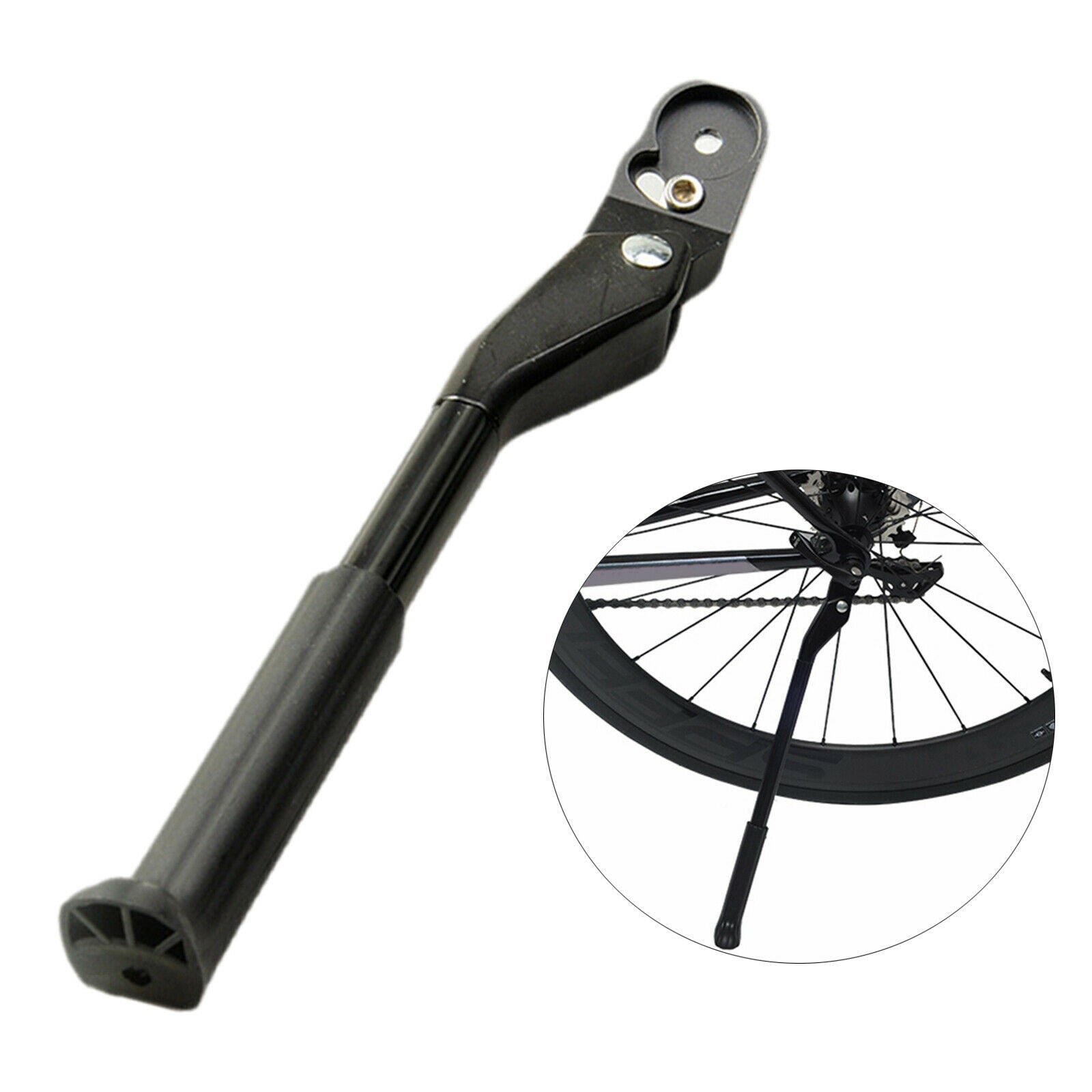 Sturdy Bike Adjustable Kickstand 20" MTB Bicycle Rear Side Rear Stand Rack