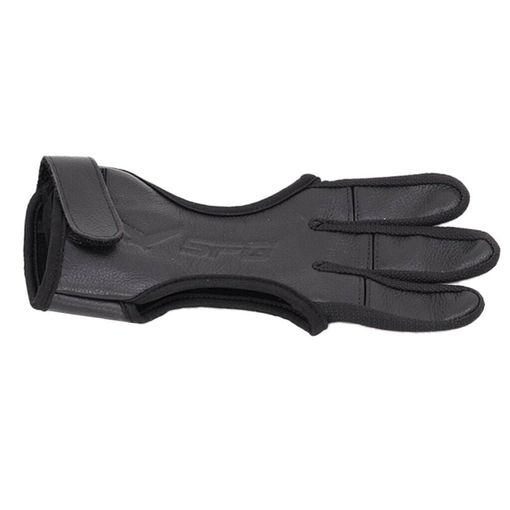 Adjustable Archery Glove 3Finger Guard for Women Breathable Right Hand