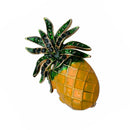 Cute Fruit Shape Rhinestone Enamel Pineapple Brooch Lapel Pin Wedding Party