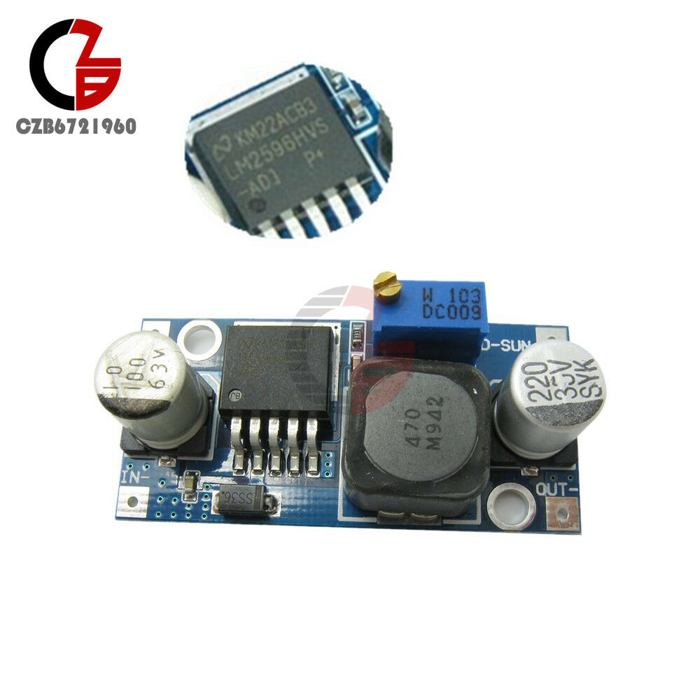 5PCS DC-DC LM2596HVS LM2596HV Adjustable Step Down Buck Converter Power Module