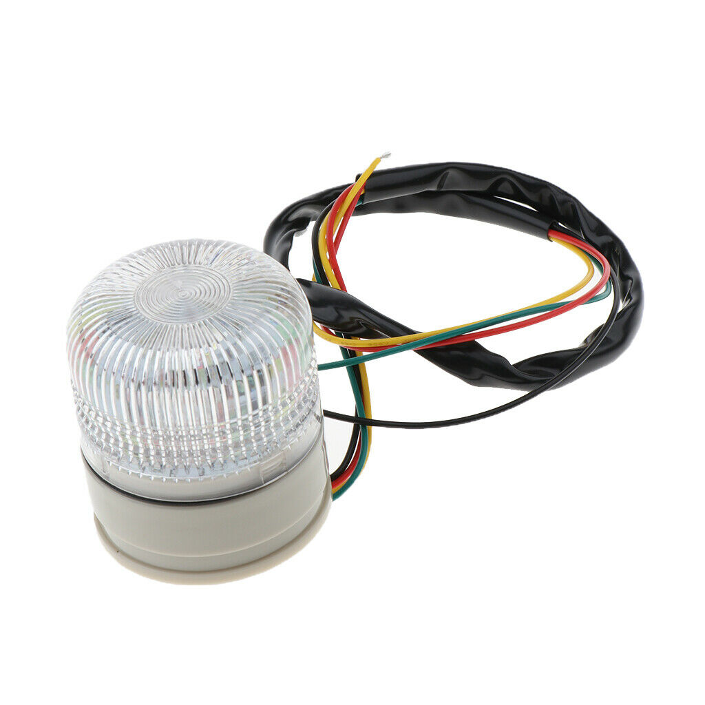 Rotating Tricolour LED Alarm Lamp Light Emergency Flashing Signal Alarm Lamp