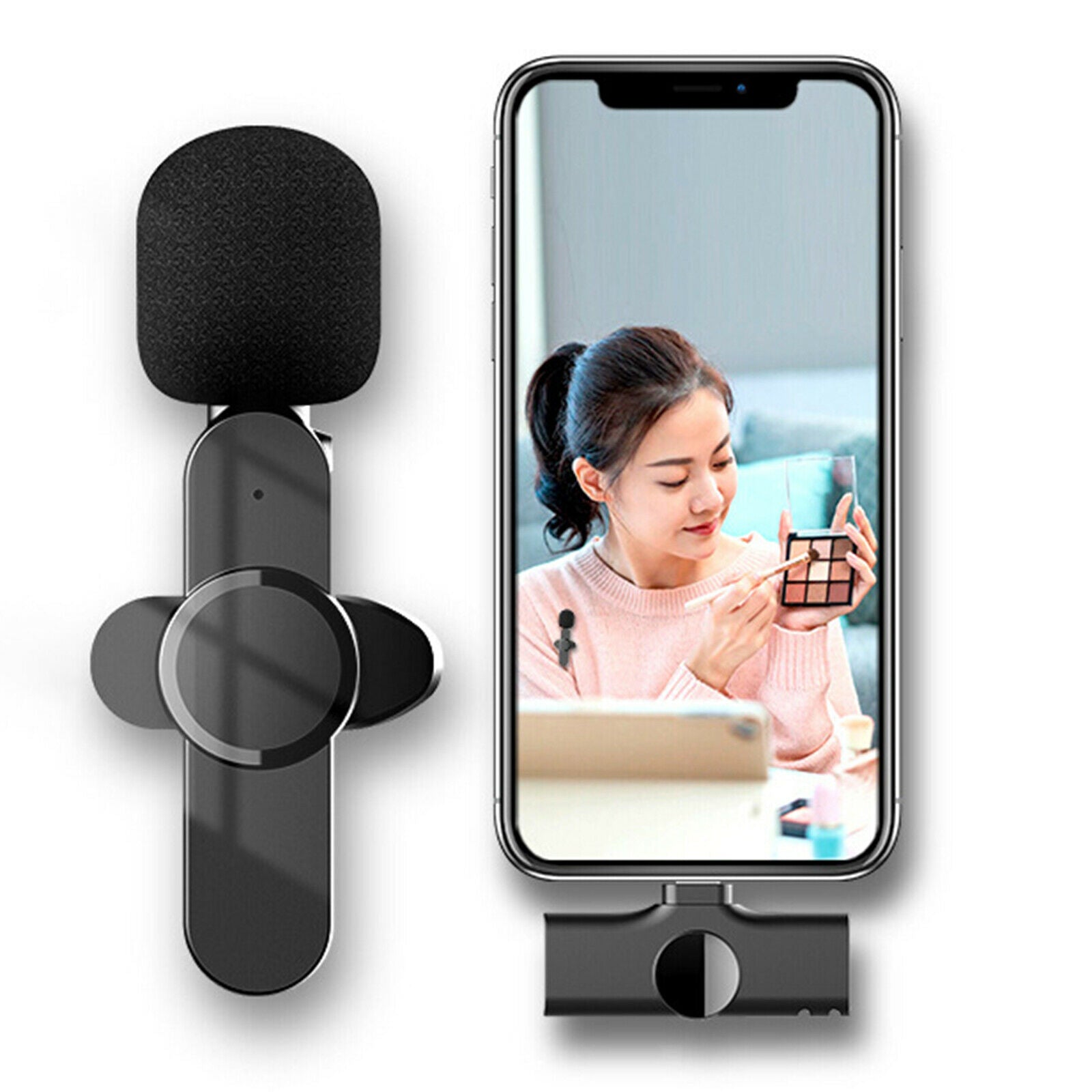 2.4G TYPE-C Wireless Broadcast Microphone Recording Vlogger Youtube Mic