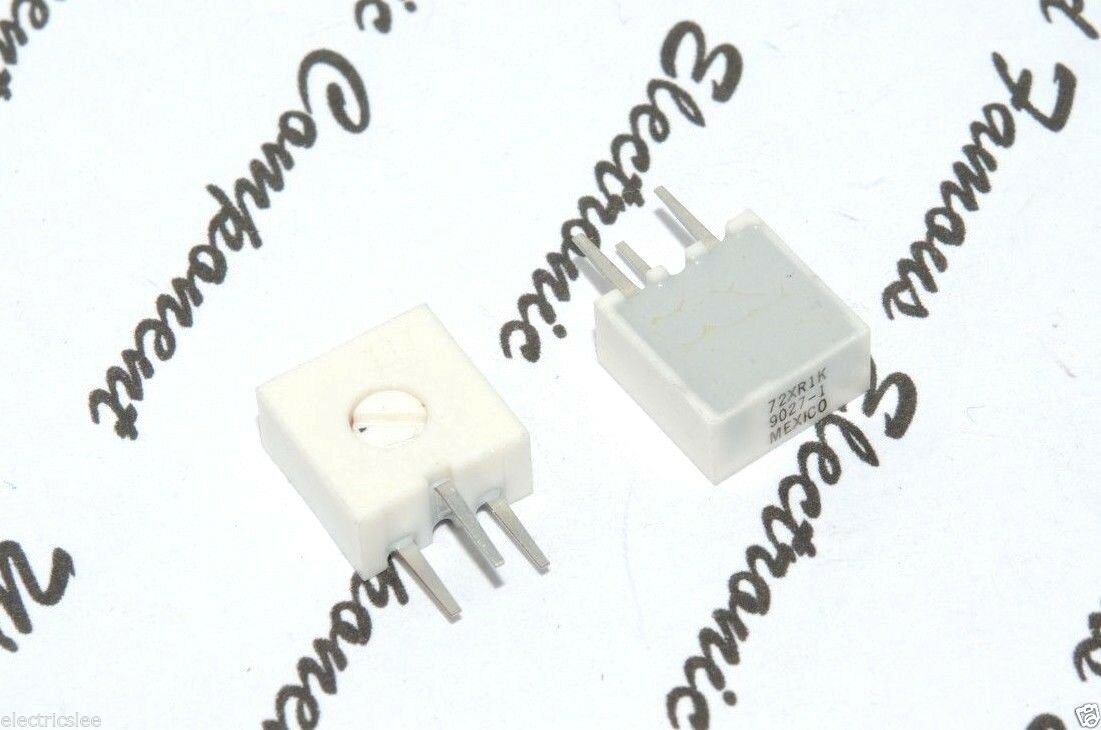 4pcs - Beckman 25K 72XR25K 1-Turns Variable Potentiometer / Trimmer