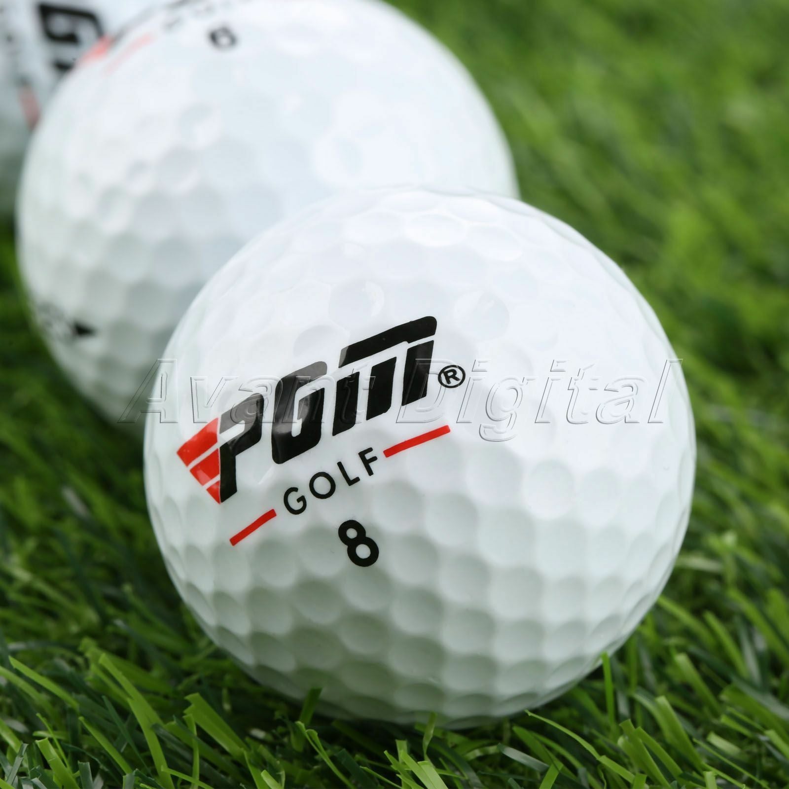 3 Layers PGM Game Ball Dia 42.6mm Golf Balls 3pcs Golf Practice Outdoor Sports