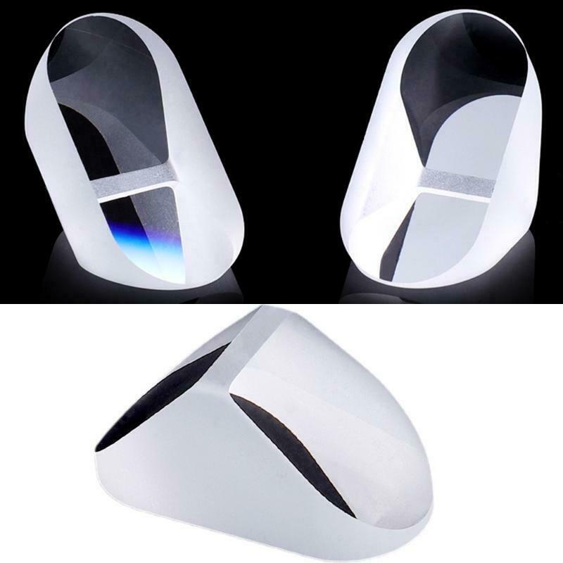 Op-tical Glass Black+White Op-tical Pa-ul Pri-sm for Teaching Science Physics