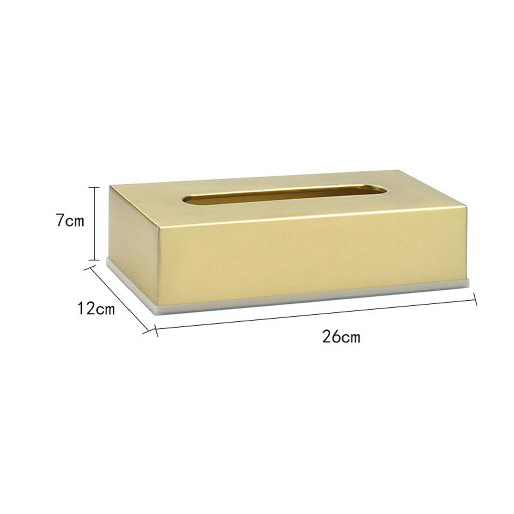 Square Tissue Box Stylish Napkin Holder Paper Container Car Bedroom Decor