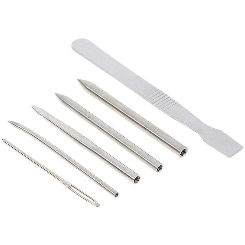 6Pack Paracord Bracelet Stainless Steel Fid Lacing Stitching Needles Tool.l8