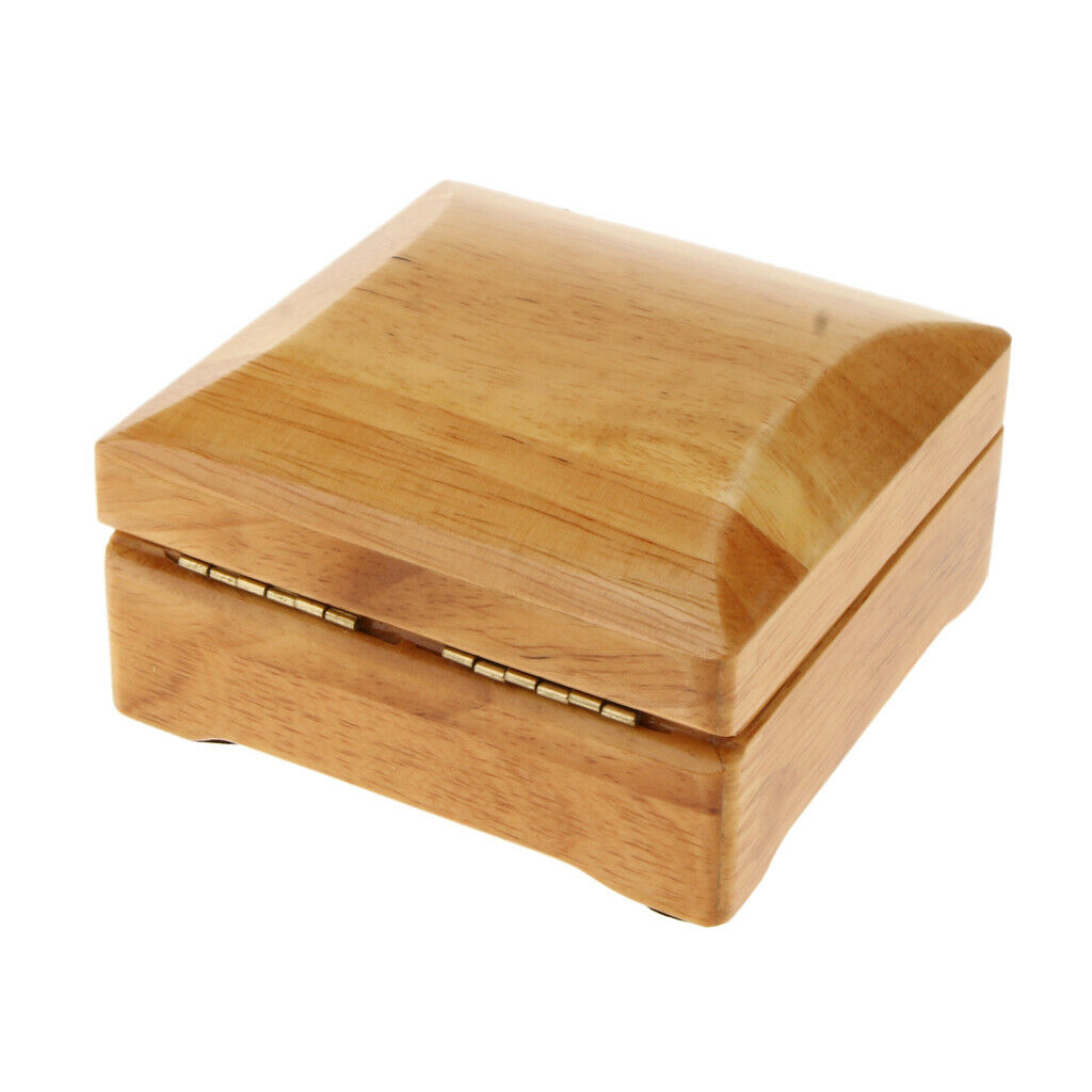 Square Wooden Bracelet Bangle Jewelry Storage Box Organizer Case 10x10x5cm