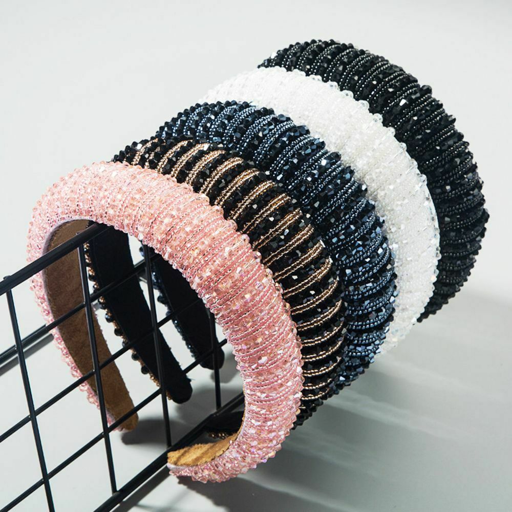 HairHoop Hair Accessories Rhinestone hairband Headdress Handmade Head wrap