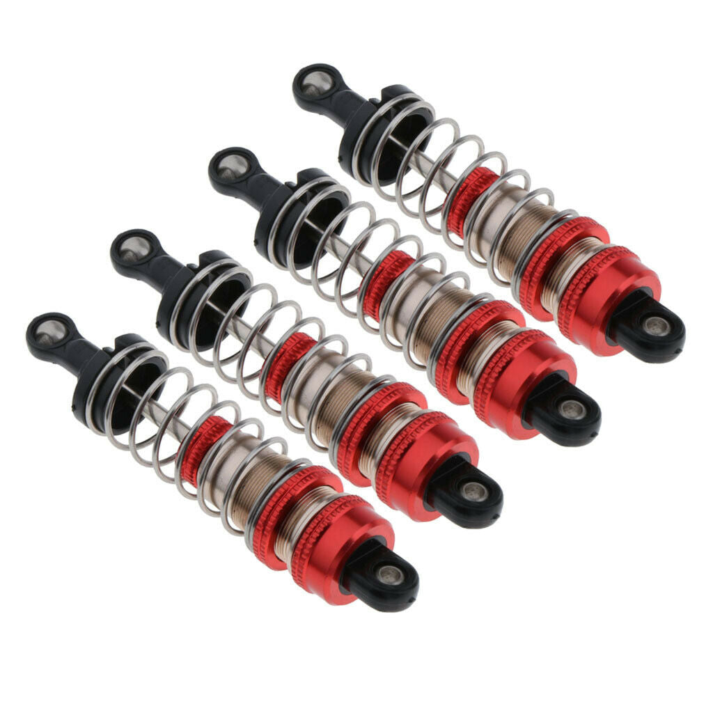 4 Pieces 1/14 Shock Absorber for WLTOYS 144001 RC Buggy Car Replacement