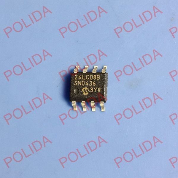 10PCS IC MICROCHIP SOP-8 24LC08B/SN 24LC08BT/SN 24LC08B