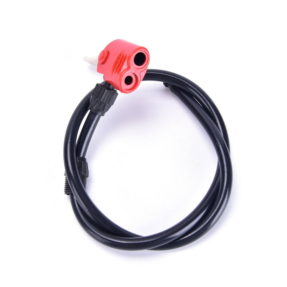 Bike Tyre Hand Air Pump Inflator Replacement Hose Tube Rubber Bicycle huSJCA
