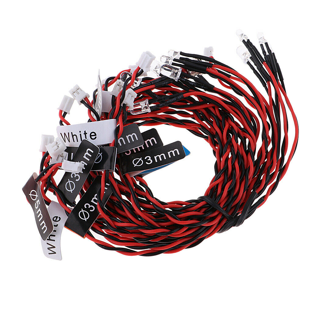 12 LED Flashing Lights Strobe Lights for 1/8 4  4 RC RC Buggy