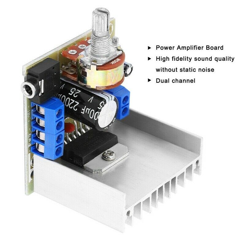 TDA7297 Amplifier Board Two-Channel Stereo Audio Power Audio Amplifier Board WI6