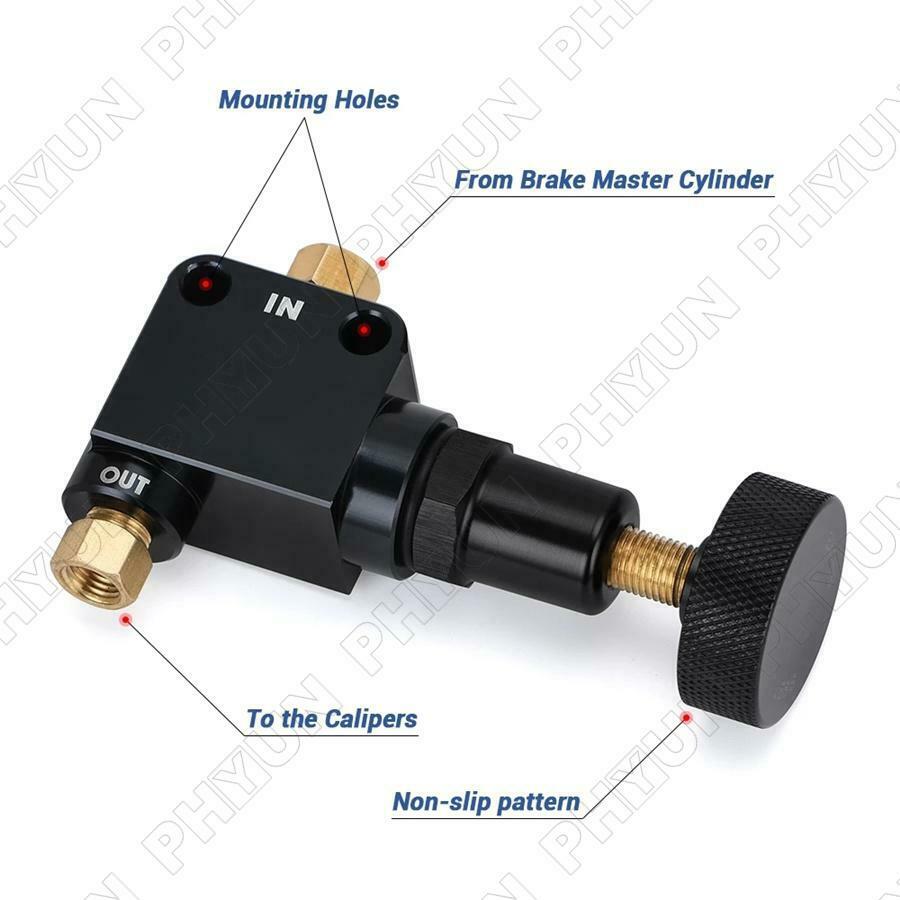 Aluminum Knob Adjustable Disk Brake Proportioning Valve For Wilwood 260-8419