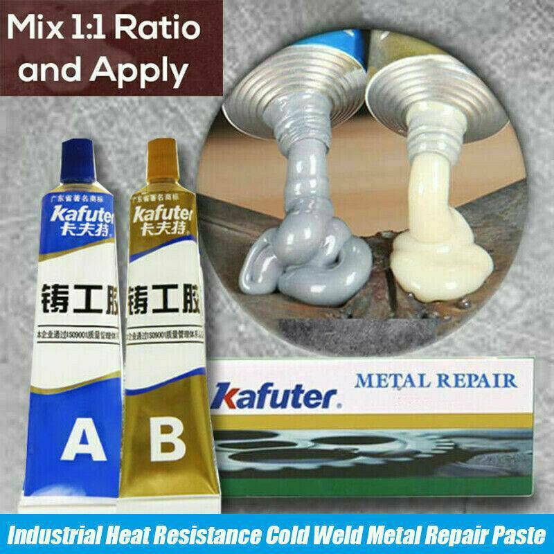 Kafuter 60g Industrial Heat Resistance Cold Weld Metal Repair Paste-US
