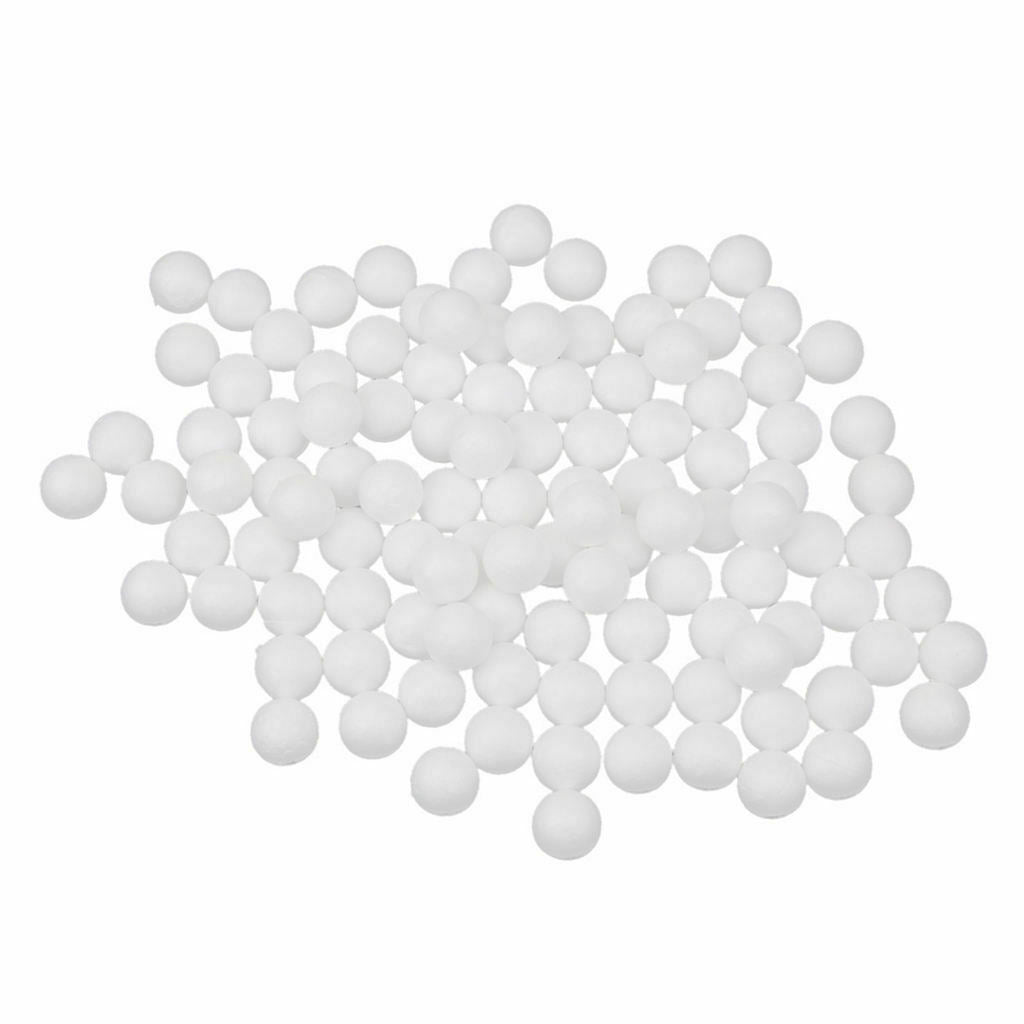 300 Pieces 3 Sizes White Foam Balls Polystyrene Craft Balls Craft Decoration