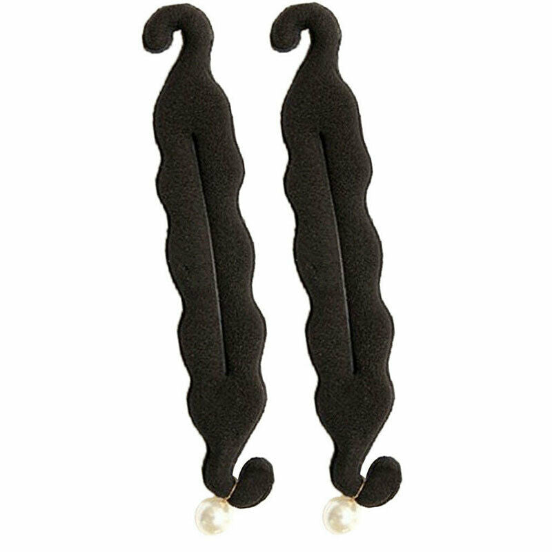 Magic Sponge Clip Foam Donut Hair Styling Bun Maker Curler Tool Ring Twist BBDA