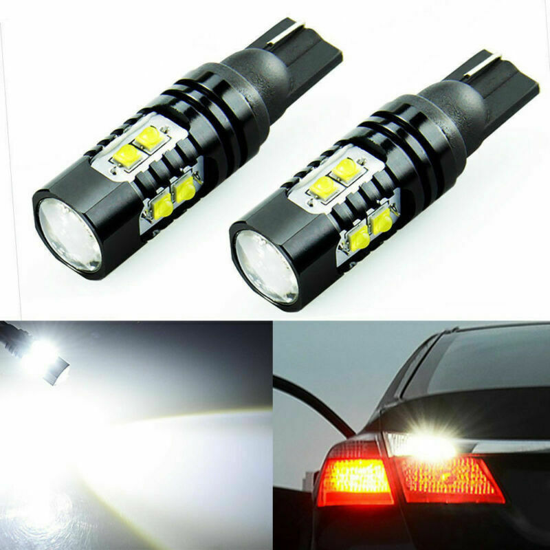 2 xx 50W 921 912 T10 T15 LED 6000K HID White Car Backup Reverse Lights Bulb New