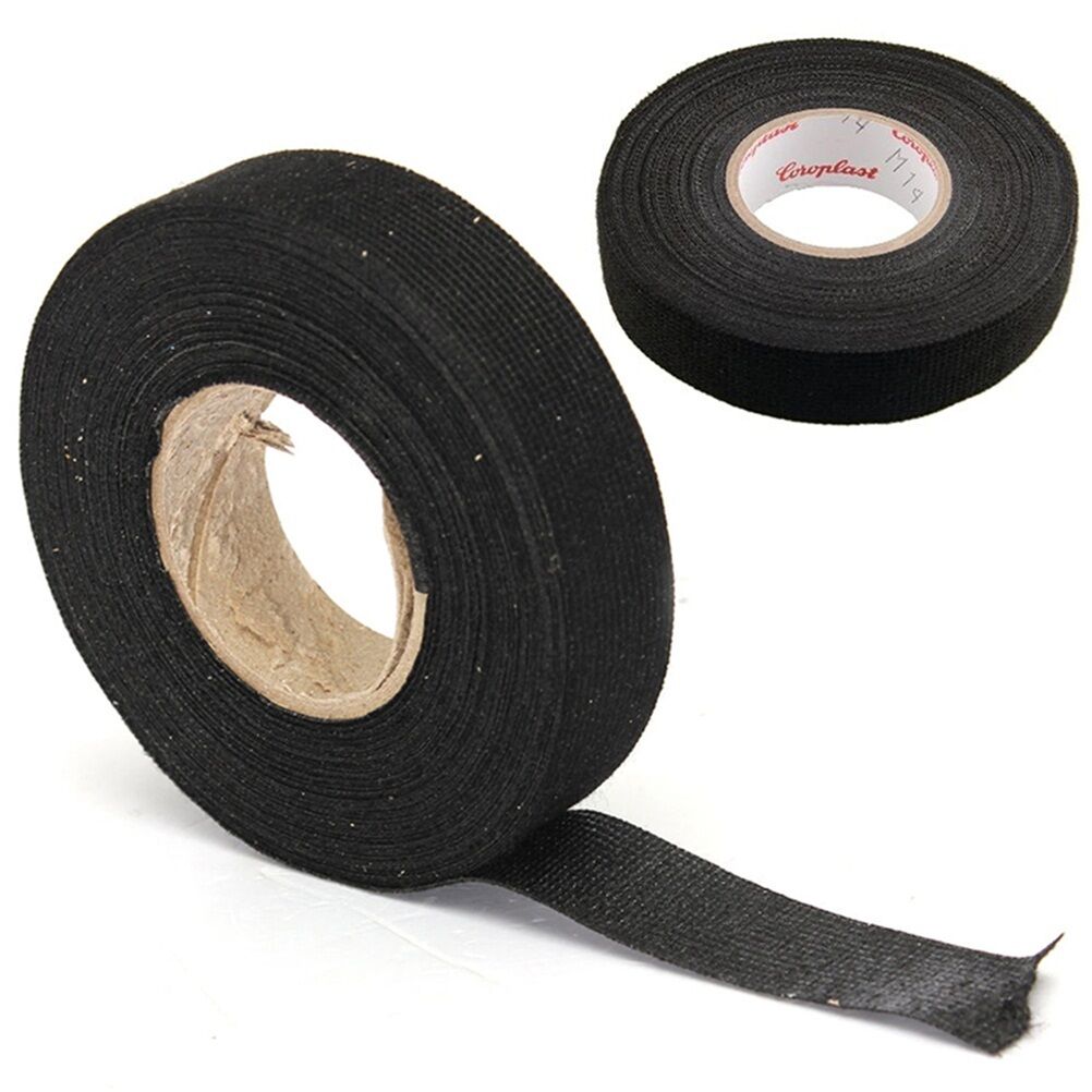 19mm x 15M Looms Cars Wiring Harness Tape Strong Adhesive Cloth Fabric Tap.l8